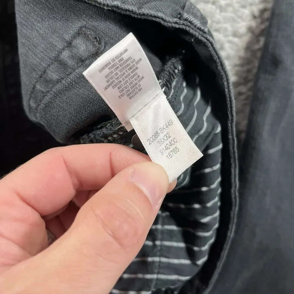 Bonobos Men Travel Jean Pants by Bonobos Black Stretch Denim Size 38x32